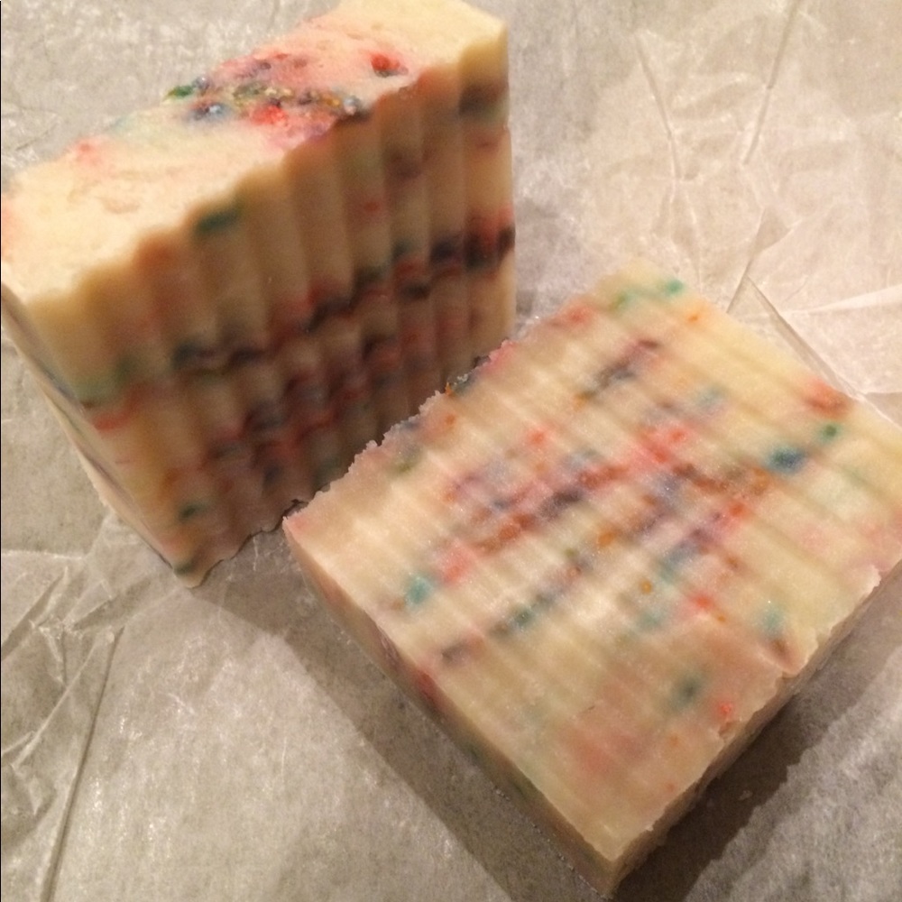 Sprinkles natural soap bar handmade cherry scent